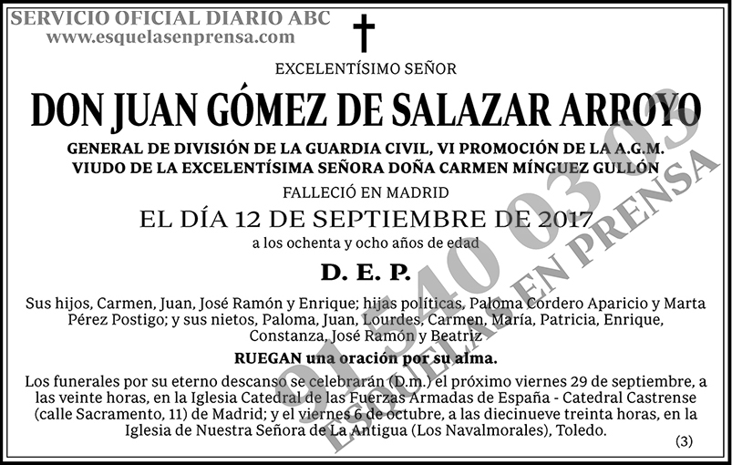 Juan Gómez de Salazar Arroyo